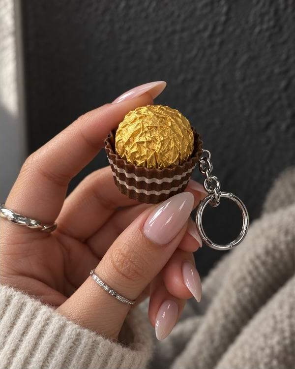 Chocolate Truffle Fidget Keychain, photo 2